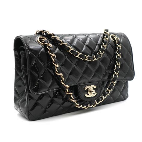 chanel black purse medium|classic black chanel purse.